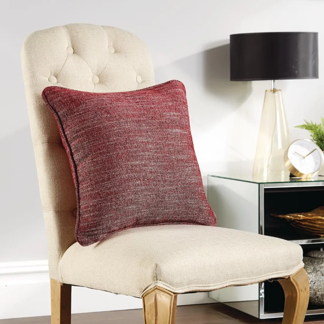 Mitre Polaris Throw Cushion Garnet 43 x43cm - HP005