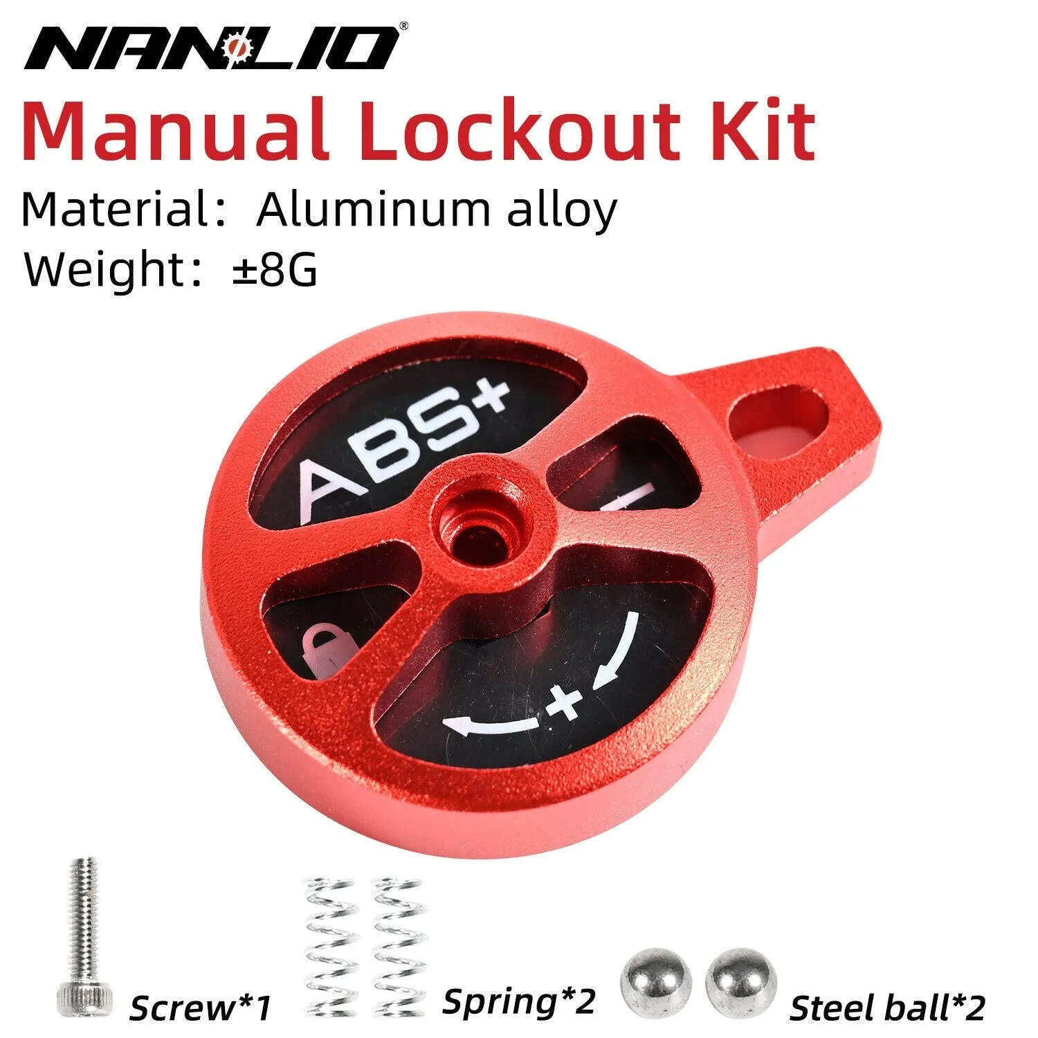Nanlio Bicycle Suspension Forks Repair Part Oil Damping Rod 26/27.5/29 Alloy Steel Manual Remote Control Replace Accessories