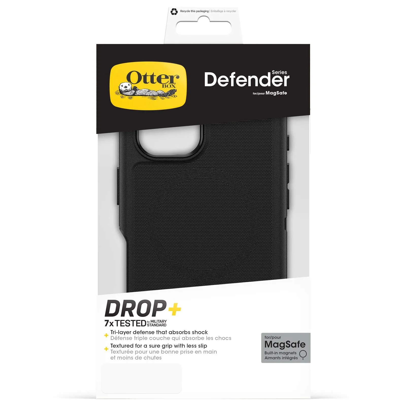 Otterbox Defender MagSafe Case for iPhone 16 Plus (Black)
