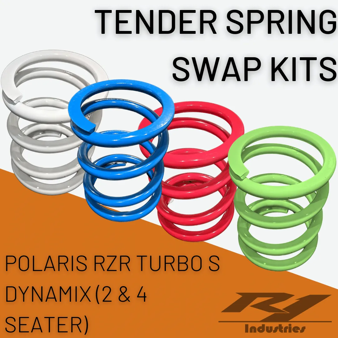 Polaris RZR Turbo S Dynamix (2 & 4 Seater) Tender Spring Swap Kit (2019 )