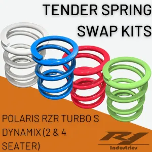 Polaris RZR Turbo S Dynamix (2 & 4 Seater) Tender Spring Swap Kit (2019 )