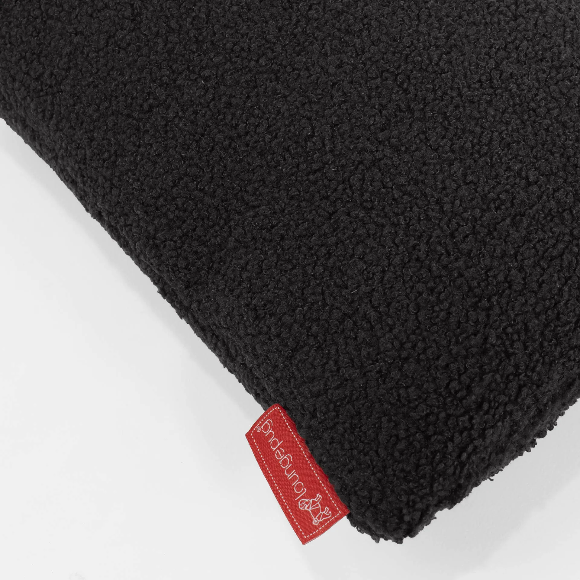 Rectangular Scatter Cushion Cover 35 x 50cm - Boucle Graphite Grey