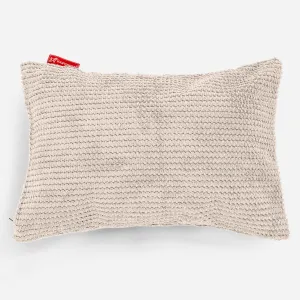 Rectangular Scatter Cushion Cover 35 x 50cm - Pom Pom Ivory
