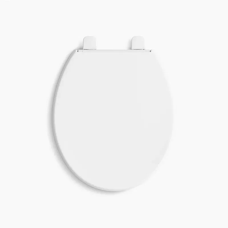 Reveal Quiet-Close Round Toilet Seat in Thunder Grey