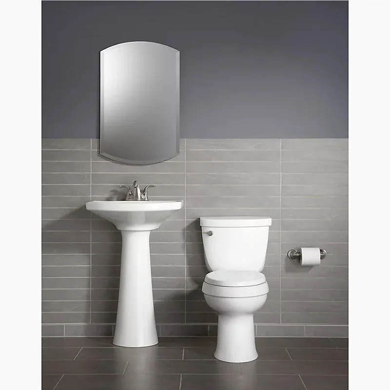 Reveal Quiet-Close Round Toilet Seat in Thunder Grey