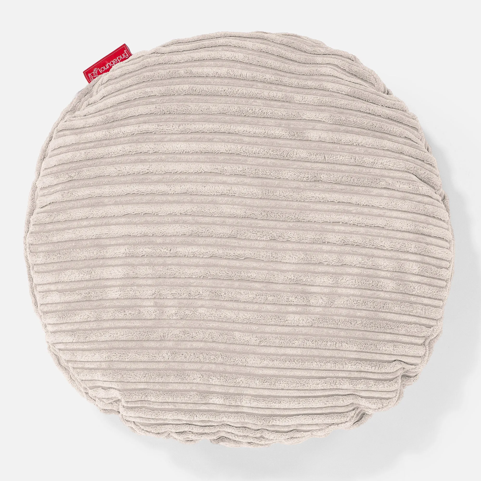 Round Scatter Cushion Cover 50cm - Cord Ivory