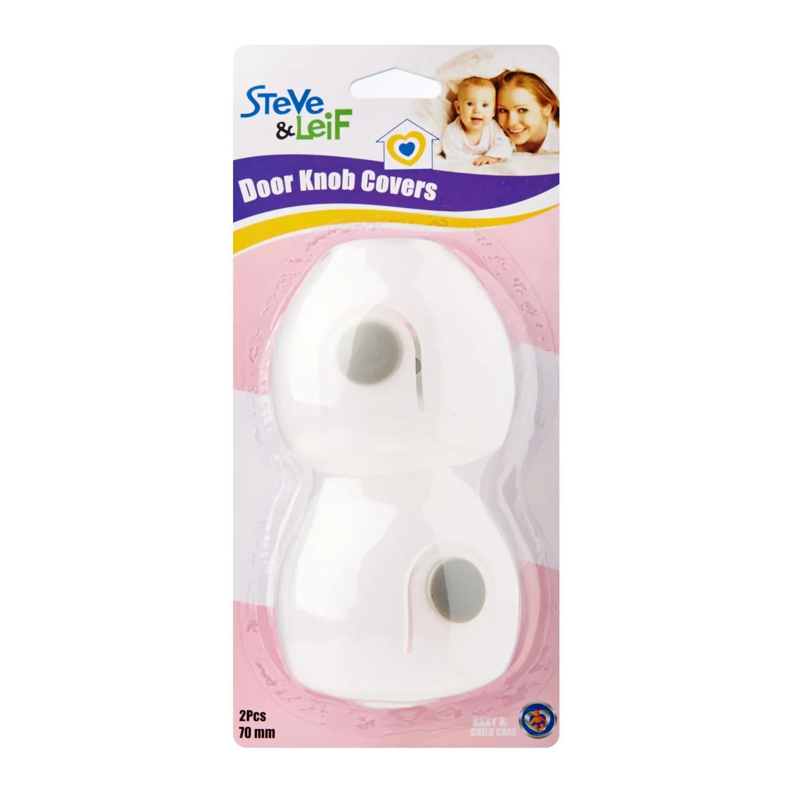Safety Door Knob Lock (2Pcs)