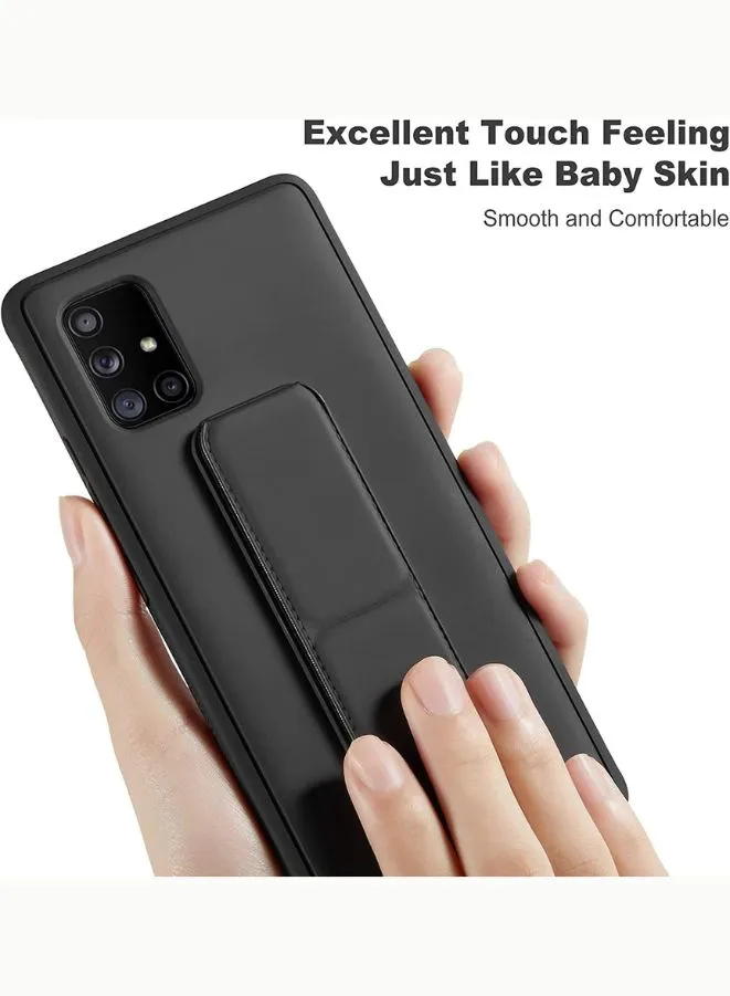 SAMSUNG GALAXY A23 Fully Covered With Finger Grip Stand Holder Anti Slip Shockproof Protective Case Cover