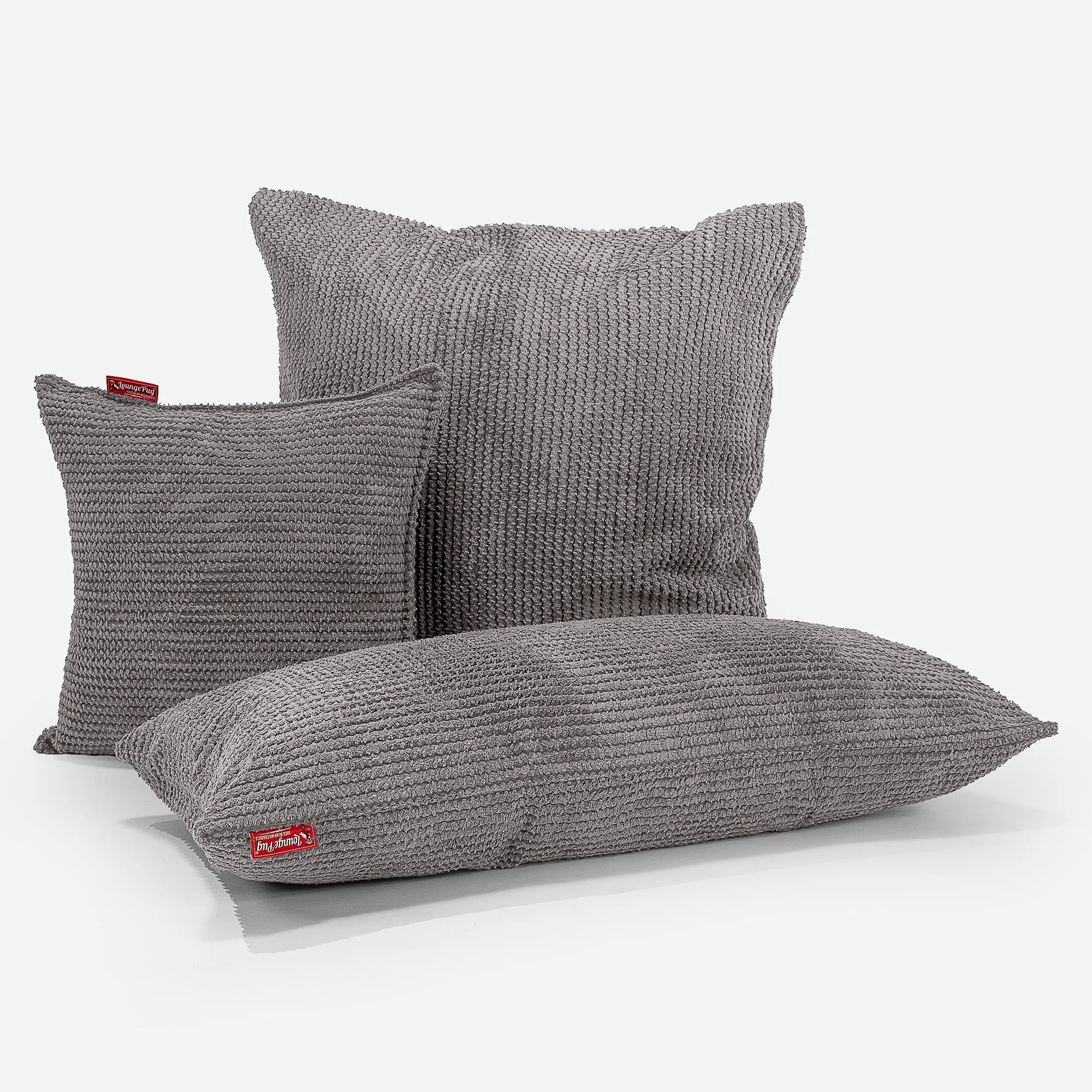 Scatter Cushion Cover 47 x 47cm - Pom Pom Charcoal Grey