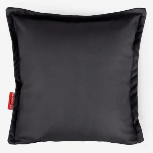 Scatter Cushion Cover 47 x 47cm - Vegan Leather Black