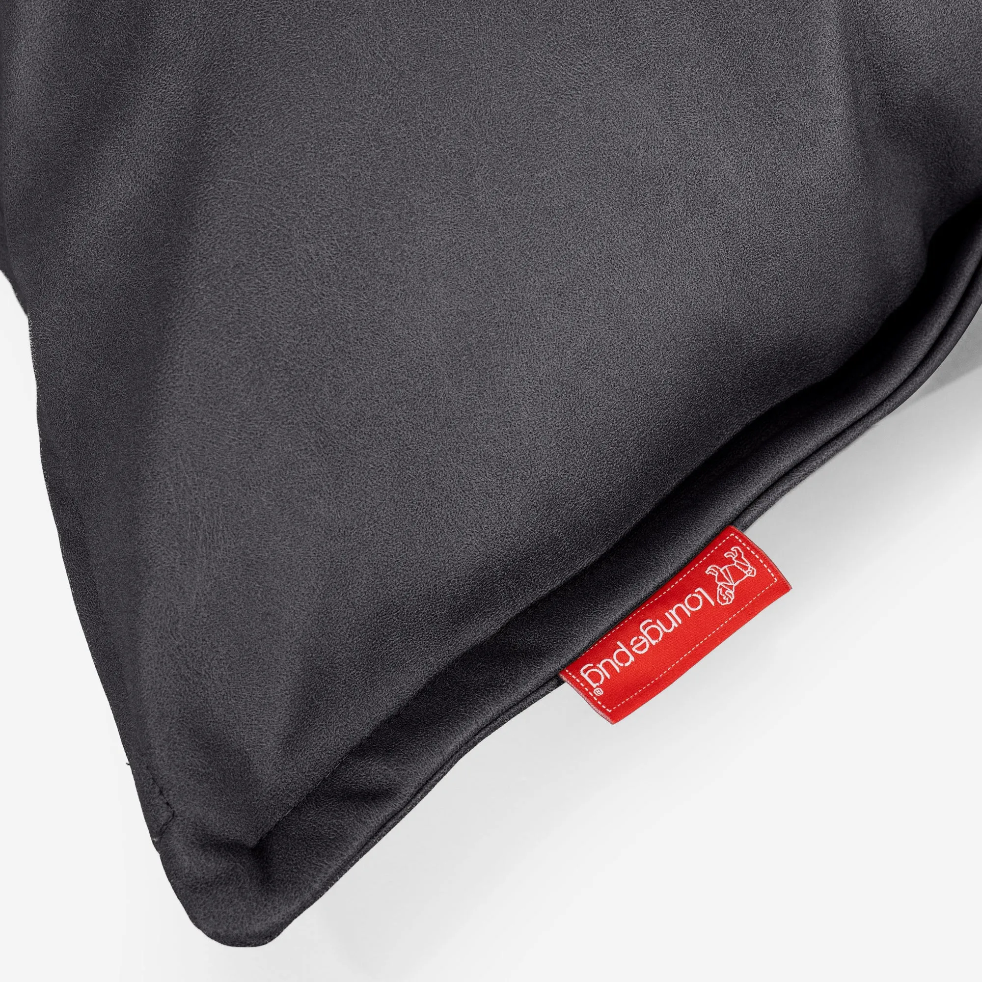 Scatter Cushion Cover 47 x 47cm - Vegan Leather Black