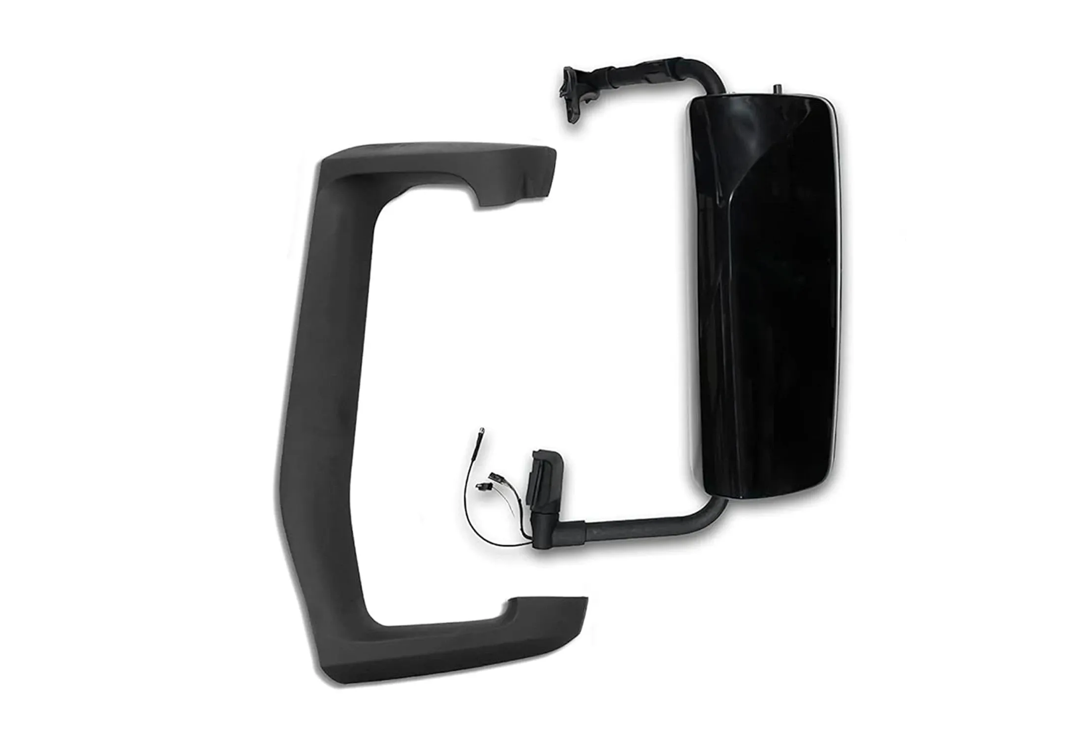 Side View Door Mirror Power Heated Black Driver Volvo 2004  VNL VNM VNX
