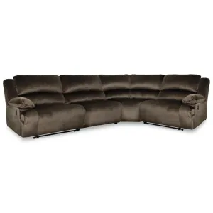 Signature Design by Ashley Clonmel Reclining Fabric 4 pc Sectional 3650440/3650446/3650477/3650441
