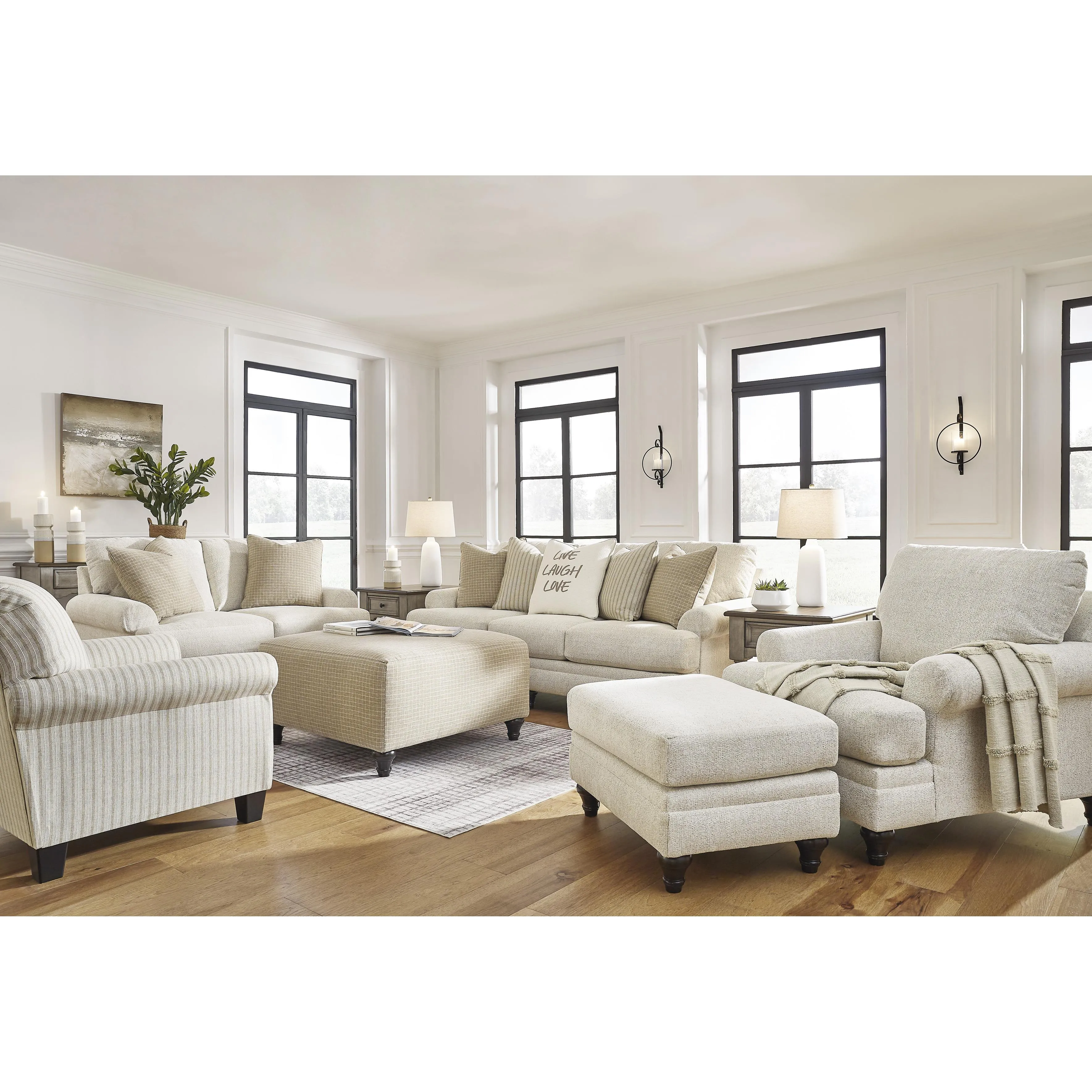 Signature Design by Ashley Valerani Stationary Fabric Sofa 3570238