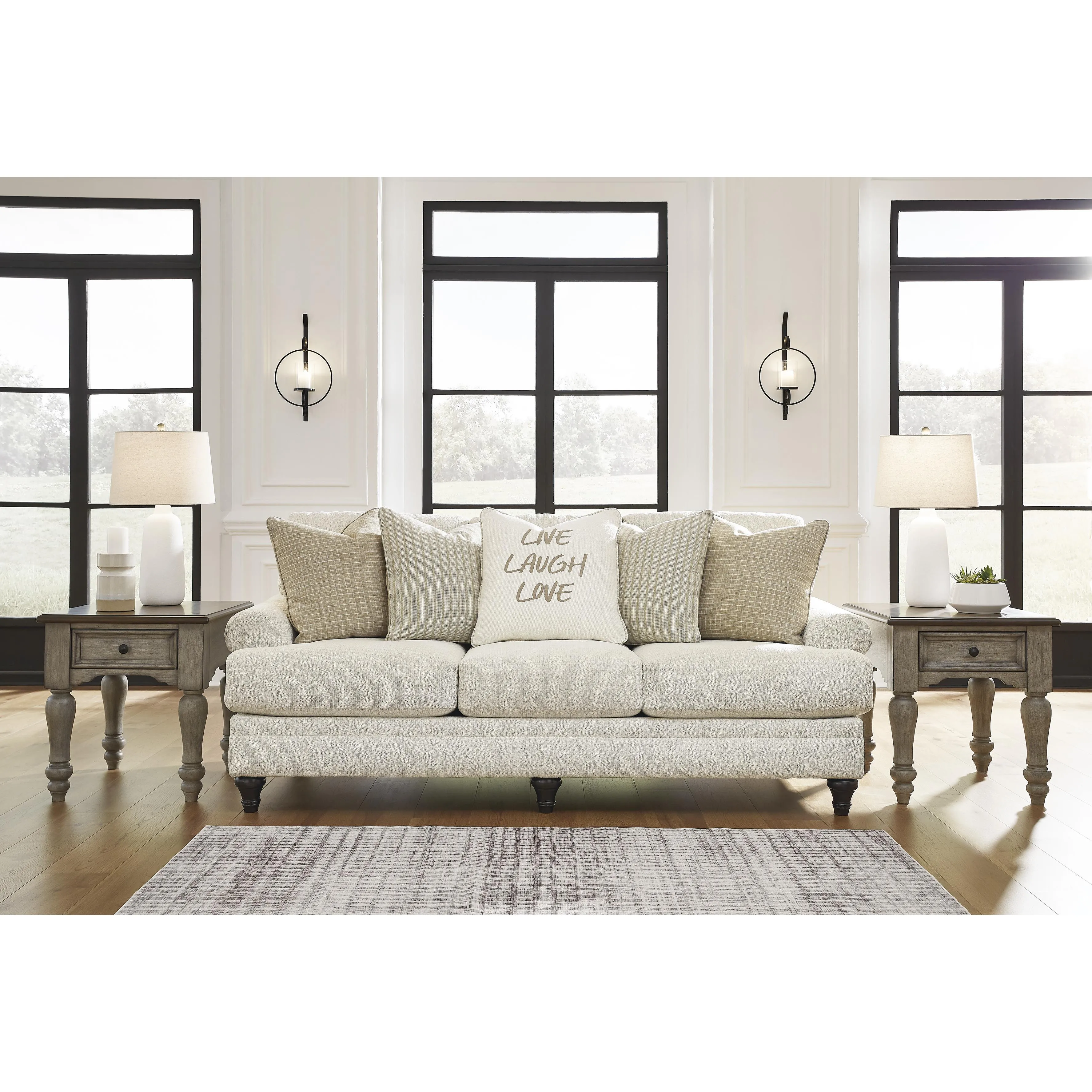 Signature Design by Ashley Valerani Stationary Fabric Sofa 3570238