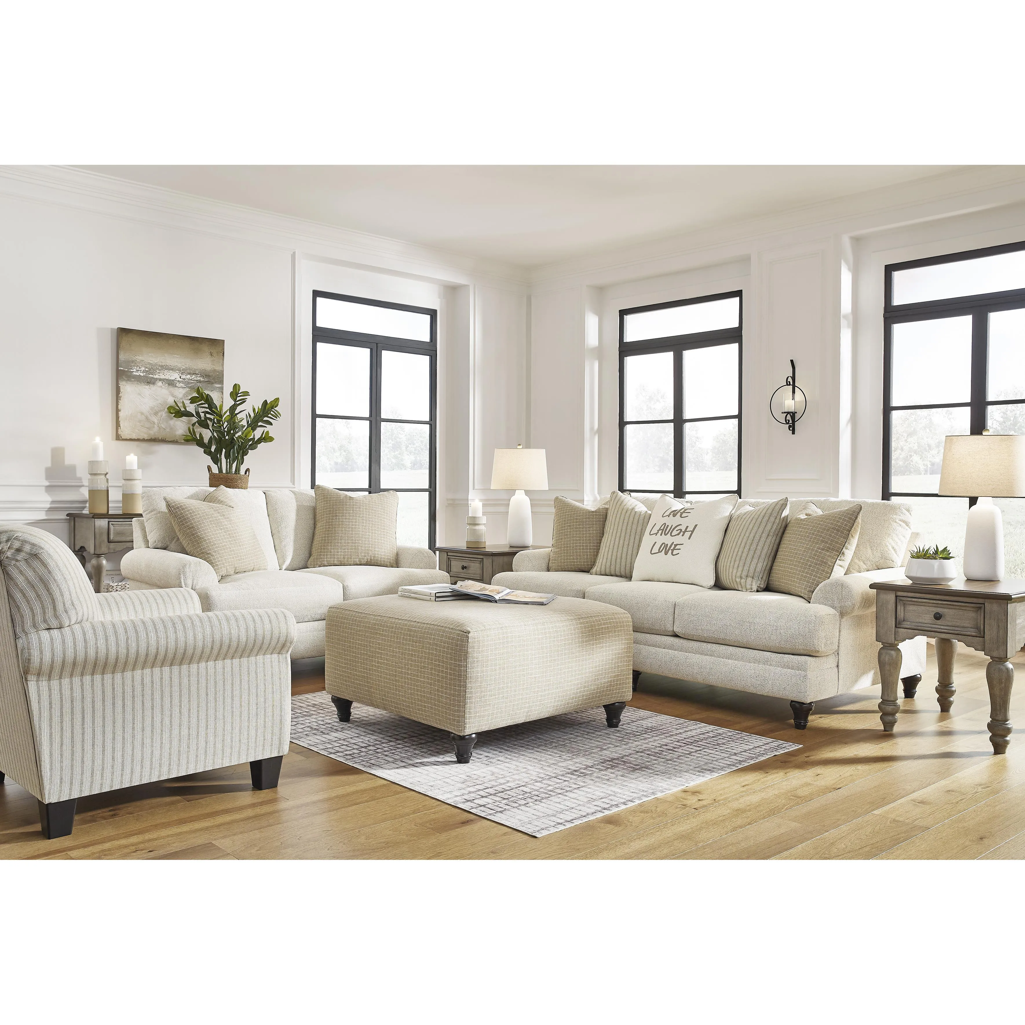 Signature Design by Ashley Valerani Stationary Fabric Sofa 3570238