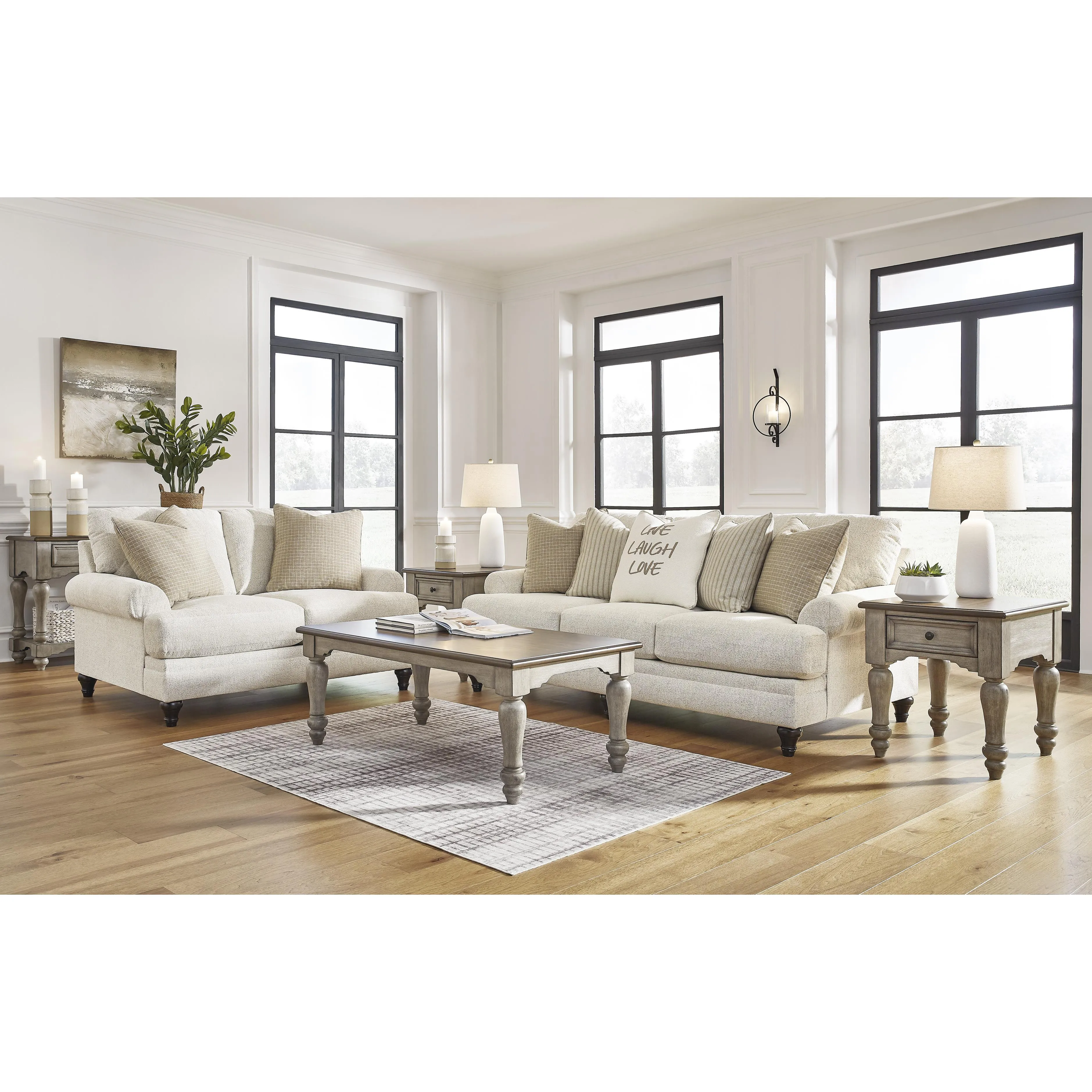Signature Design by Ashley Valerani Stationary Fabric Sofa 3570238