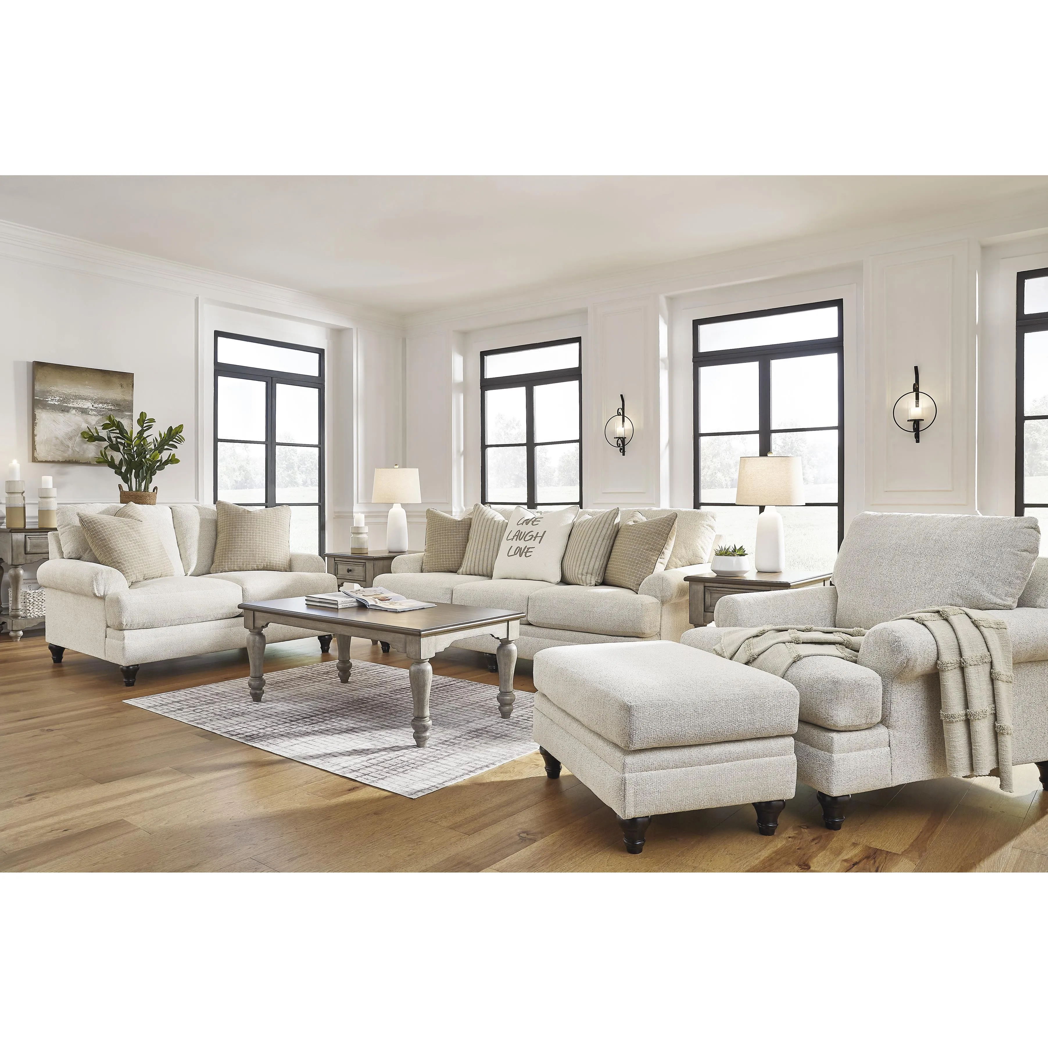 Signature Design by Ashley Valerani Stationary Fabric Sofa 3570238