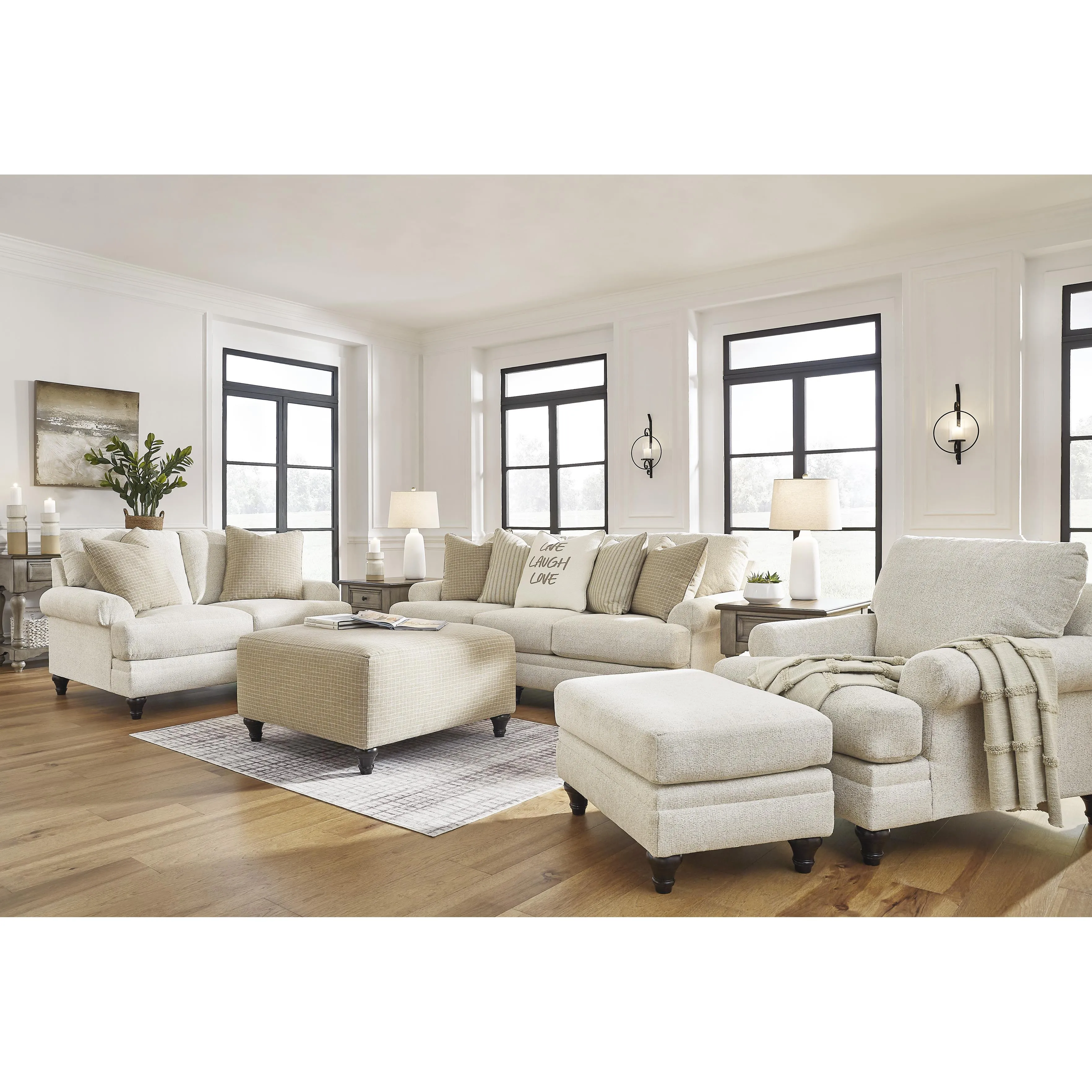 Signature Design by Ashley Valerani Stationary Fabric Sofa 3570238