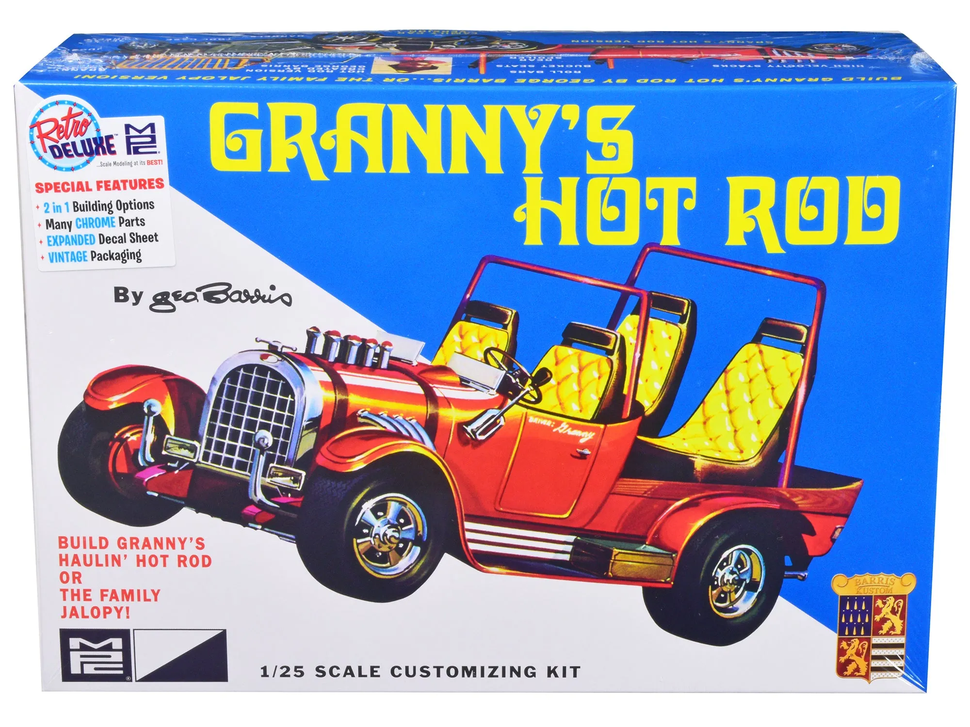 Skill 2 Model Kit Granny's Hot Rod By George Barris 2-in-1 Kit 1/25 Scale Model by MPC