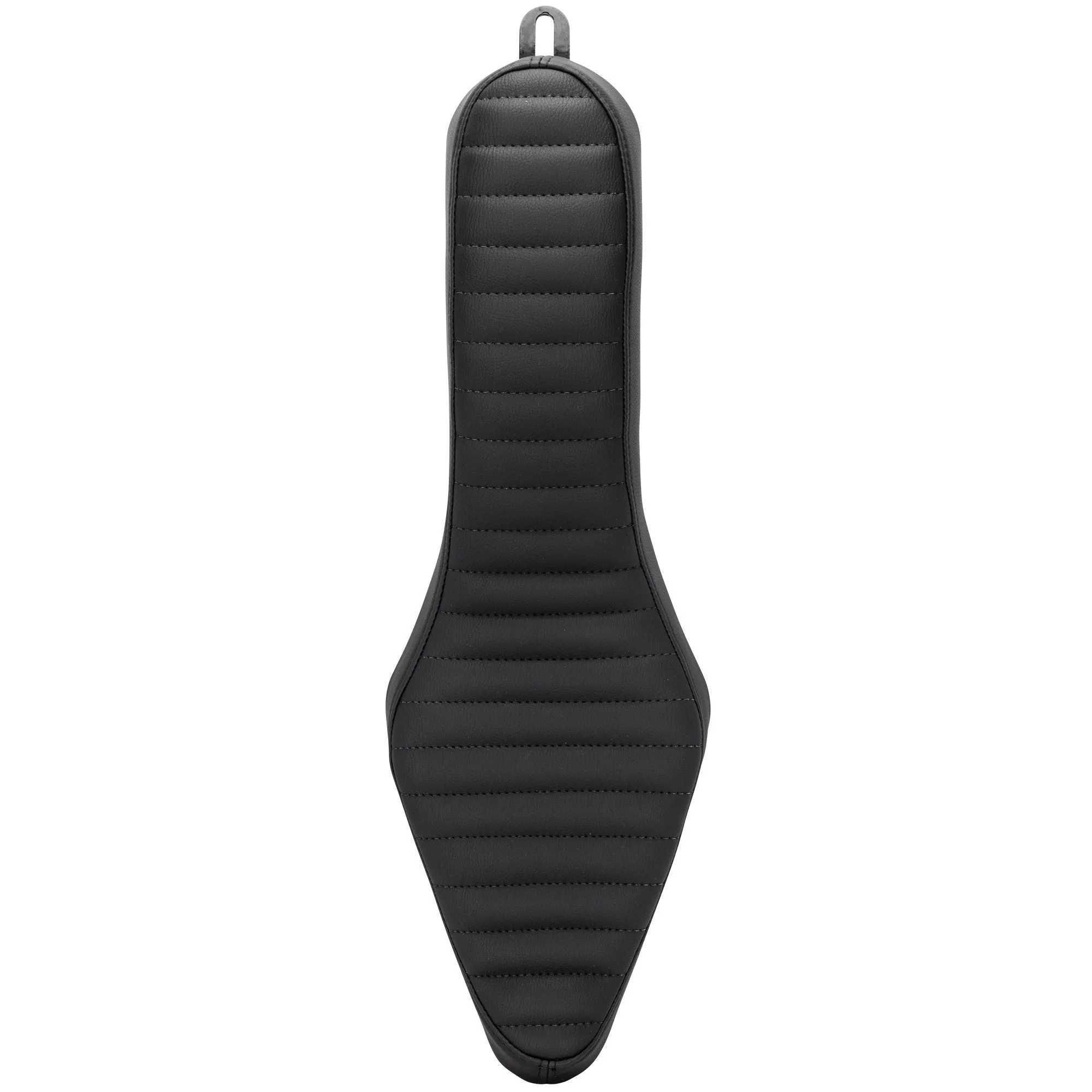 Skinny Style Seat - Black Horizontal Pleat - 1982-2003 Harley-Davidson Sportsters