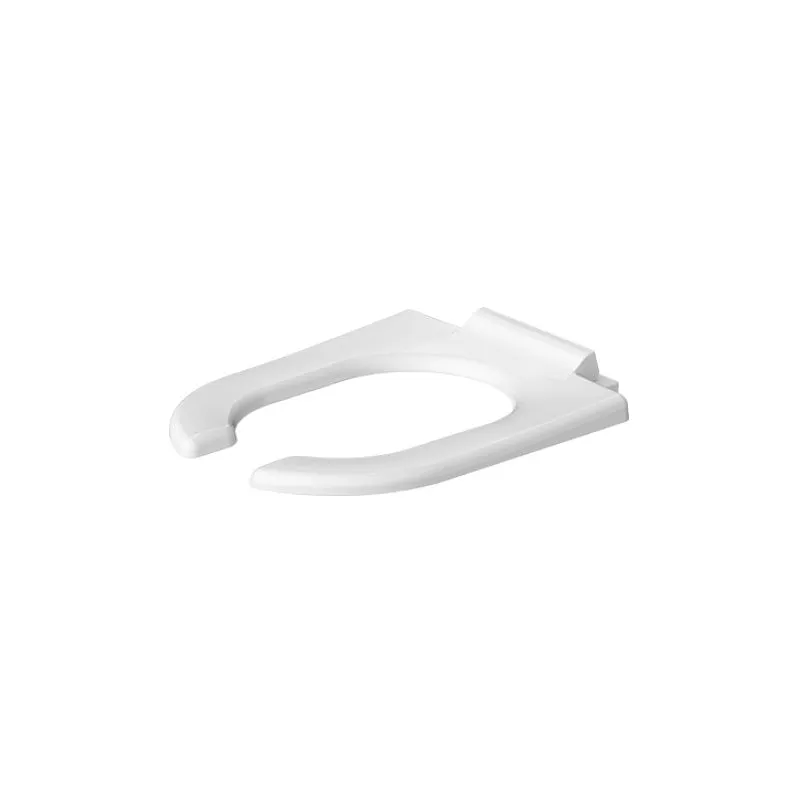 Starck 3 Elongated Slow Close Toilet Seat in White