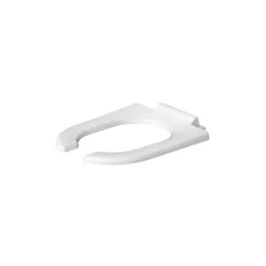 Starck 3 Elongated Slow Close Toilet Seat in White