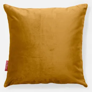 Throw Pillow Cover 47 x 47cm - Velvet Mustard