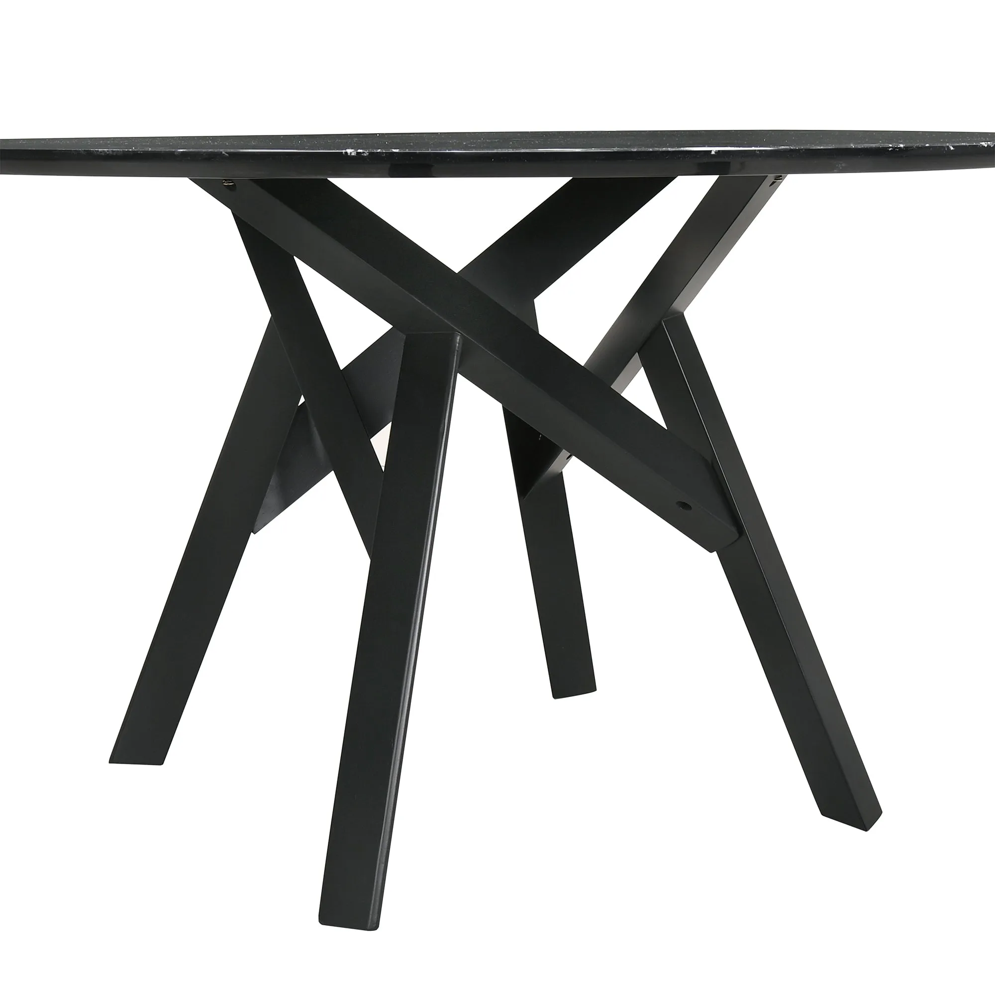 Venus and Jackie 5-Piece Dining Set - SETVEDIBLK5E
