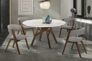 Venus and Rowan 5-Piece Dining Set - SETVEDIWA5A
